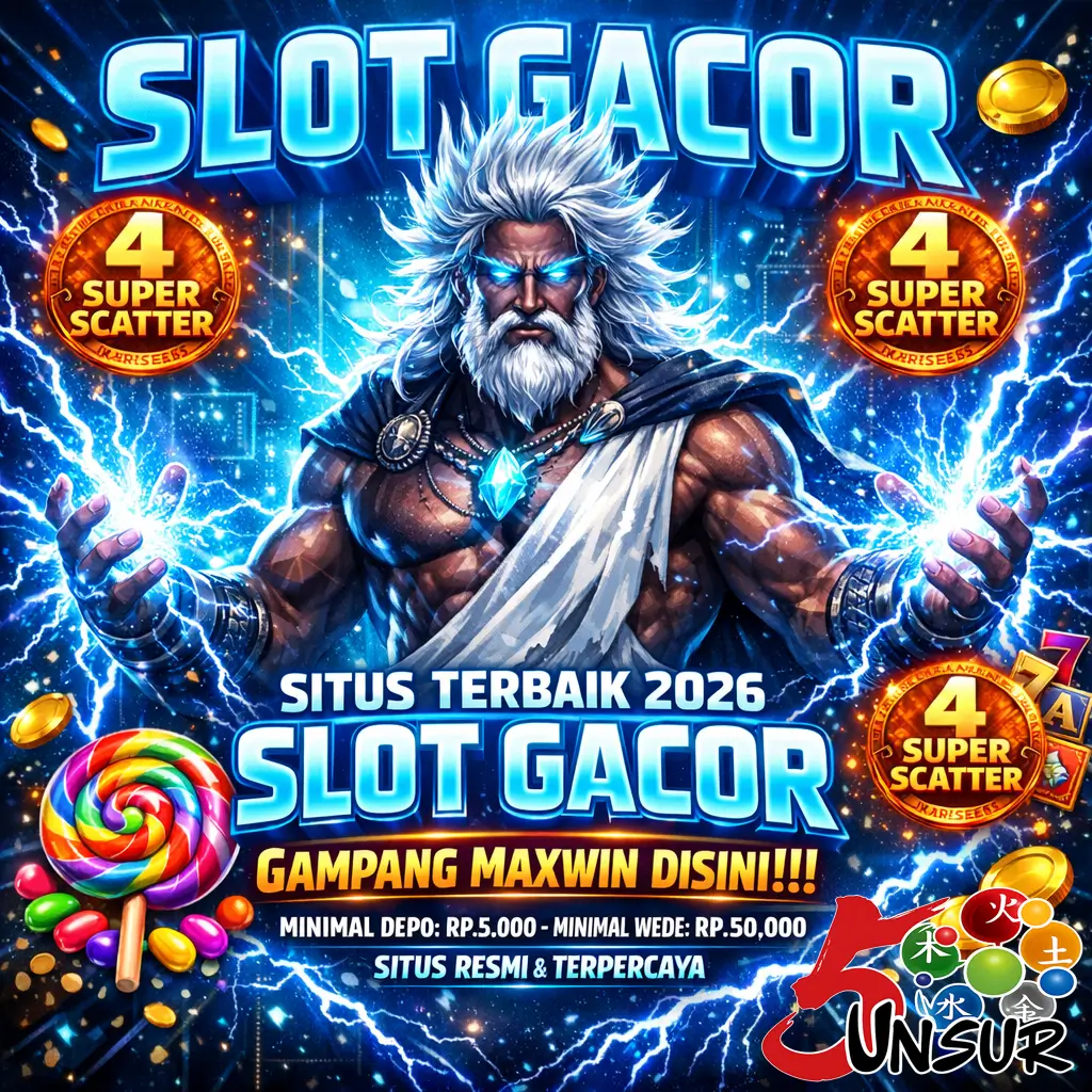 5Unsur adalah link situs slot gacor hari ini paling manjur untuk kamu yang ingin menargetkan kemenangan maxwin besar dengan RTP tertinggi langsung dari pusat provider slot online resmi dan menjadi kandidat kuat rekomendasi situs slot gacor yang beri bonus promosi terbesar bagi pecinta slot gacor terpercaya di awal tahun 2026.